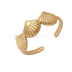 304 Stainless Steel Cuff Rings&nbsp;RJEW-P150-15G