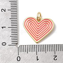 Brass Enamel Pendants&nbsp;KK-P338-41G-02