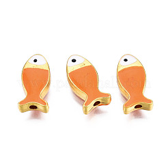 Rack Plating Alloy Enamel Beads&nbsp;PALLOY-N157-046B