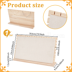 Wooden Necklace Display Stands&nbsp;AJEW-WH0459-92A