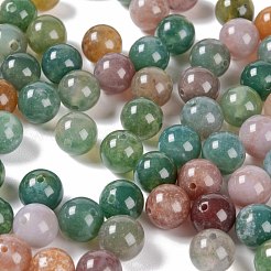 100Pcs 8mm Natural Indian Agate Beads&nbsp;DIY-LS0002-22