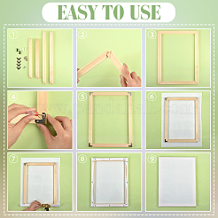 Wood Oil Painting Frame&nbsp;DIY-WH0671-353