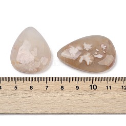 Natural Cherry Blossom Agate Cabochons&nbsp;G-U020-01