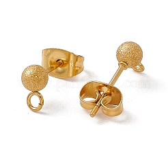 304 Stainless Steel Stud Earring Findings&nbsp;STAS-E179-05B-G