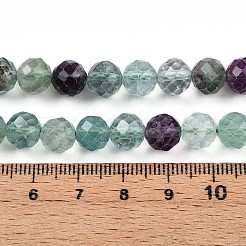 Natural Fluorite Beads Strands&nbsp;G-S345-8mm-31