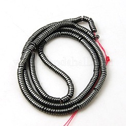 Non-magnetic Synthetic Hematite Beads Strands&nbsp;G-E165-3x1mm-1