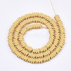 Spray Painted Non-magnetic Synthetic Hematite Beads Strands&nbsp;G-T124-21