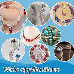 64Pcs 8 Styles Brass Bead Caps&nbsp;KK-PH0014-55