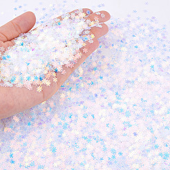 50G Christmas Plastic Snowflake Sequins&nbsp;MRMJ-CY0001-04