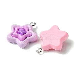 Opaque Resin Pendants&nbsp;X-RESI-P039-02A