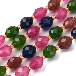 Natural White Jade Beads Strands&nbsp;G-D305-B01-01G