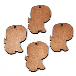 Printed Basswood Pendants&nbsp;WOOD-N006-42