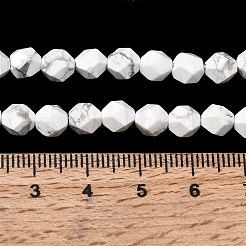Natural Howlite Beads Strands&nbsp;G-Z119-A43-01