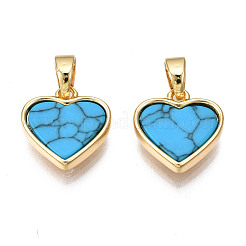 Real 18K Gold Plated Brass Pendants&nbsp;KK-N233-169A-03C