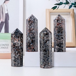 Point Tower Natural Fluorescent Syenite Rock Home Display Decoration&nbsp;PW-WG91074-02