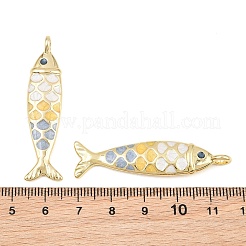Brass Enamel Pendants&nbsp;KK-CBA3297-05C-G08