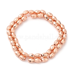 Electroplated Strong Magnetic Synthetic Hematite Beads Strands&nbsp;G-P518-03C