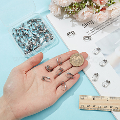50Pcs 304 Stainless Steel Clip-on Earring Findings&nbsp;STAS-AR0002-43
