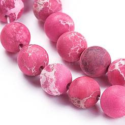 Natural Imperial Jasper Beads Strands&nbsp;G-F647-06
