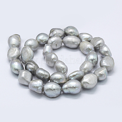 Natural Cultured Freshwater Pearl Beads Strands&nbsp;PEAR-K004-05E-01