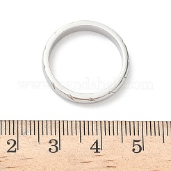 304 Stainless Steel Finger Rings for Women Men&nbsp;RJEW-F189-02P