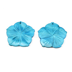 Natural Freshwater Shell Pendants&nbsp;SHEL-N026-175A-01
