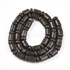 Natural Pyrite Beads Strands&nbsp;G-N346-03A-01
