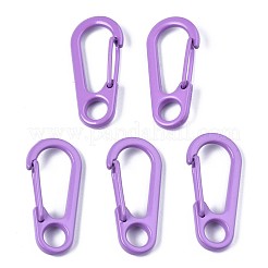 Spray Painted Alloy Spring Gate Rings&nbsp;X-KEYC-S255-010-NR