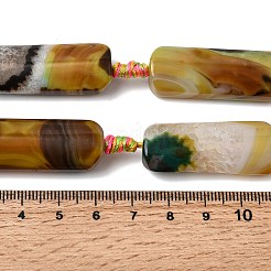 Natural Yellow Agate Beads Strands&nbsp;G-H342-B02-01