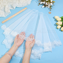 1Pc Polyester Gauze Bridal Shawl&nbsp;AJEW-GF0015-41