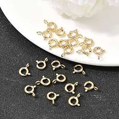 SHEGRACE Brass Spring Ring Clasps&nbsp;XGR0017G-46G
