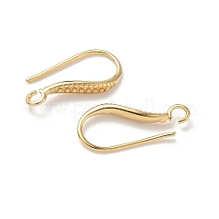 Brass Earring Hooks&nbsp;EJEW-R025-14G-01