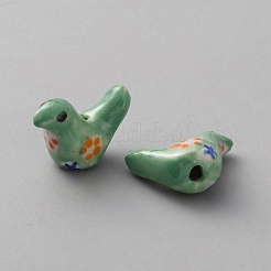 Handmade Porcelain Beads&nbsp;PORC-WH0016-14B