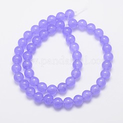 Natural & Dyed Malaysia Jade Bead Strands&nbsp;G-A146-8mm-A19