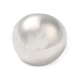 Rack Plating Brass Plain Dome Open Cuff Rings&nbsp;RJEW-E290-05P