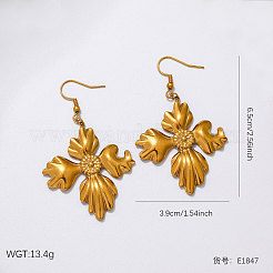 304 Stainless Steel Dangle Earrings for Women&nbsp;WG07B60-01