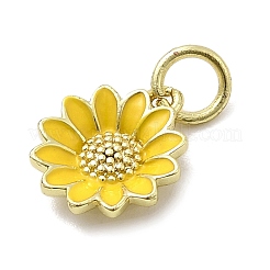 Brass Enamel Pendants&nbsp;KK-P338-19G-02