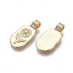 Brass Pendants&nbsp;KK-R133-006-02G-NF
