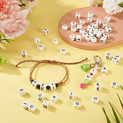 50Pcs 10 Styles Glazed Porcelain Beads&nbsp;PORC-TA0001-36