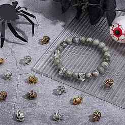 60Pcs 3 Colors Alloy European Beads&nbsp;FIND-PH0021-84