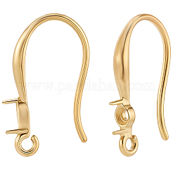12Pcs 304 Stainless Steel Earring Hooks&nbsp;STAS-BBC0008-76