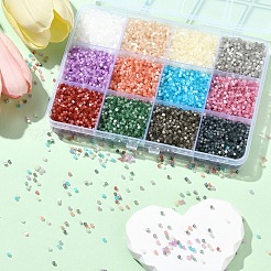 180G 12 Colors Glass Bugle Beads&nbsp;SEED-YW0002-79