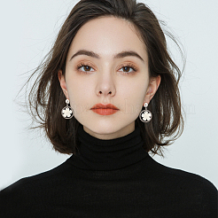 40Pcs 2 Colors Brass Clip-on Earring Findings&nbsp;KK-SP0001-13