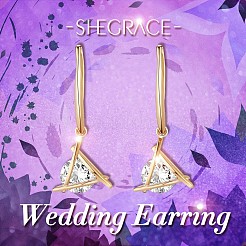 Brass Dangle Earrings&nbsp;JE722C-1