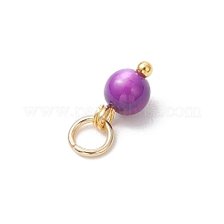 Dyed Natural Freshwater Shell Pendants&nbsp;PALLOY-JF05139-01
