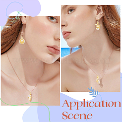20Pcs 5 Styles Brass Pendants&nbsp;KK-BBC0024-74