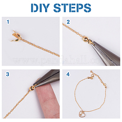 400Pcs Brass Bead Tips&nbsp;KK-BBC0001-18