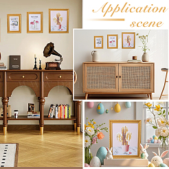 3Pcs 3 Styles Retro Resin Photo Frame Stand&nbsp;DJEW-WR0001-23