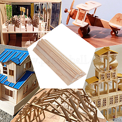 24Pcs 4 Styles Triangle Wood Sticks&nbsp;DIY-OC0012-47B