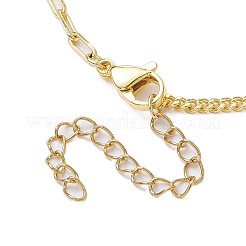 Brass Curb Chains and Paperclip Chains Bracelet Makings&nbsp;AJEW-JB01222